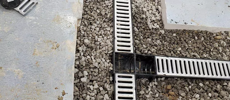 Storm Water Trench Drain Repair in Windfields, Oshawa